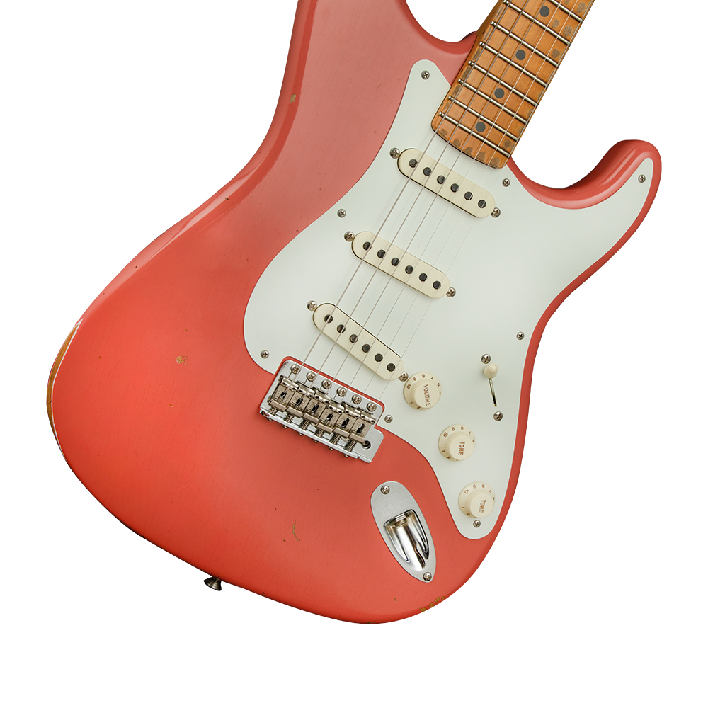 Fender Custom Shop 2020 1956 Stratocaster Akçağaç Klavye Relic/CC Elektro Gitar