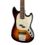 Fender American Performer Mustang Bass Gülağacı Klavye 3 Tone Sunburst Bas Gitar
