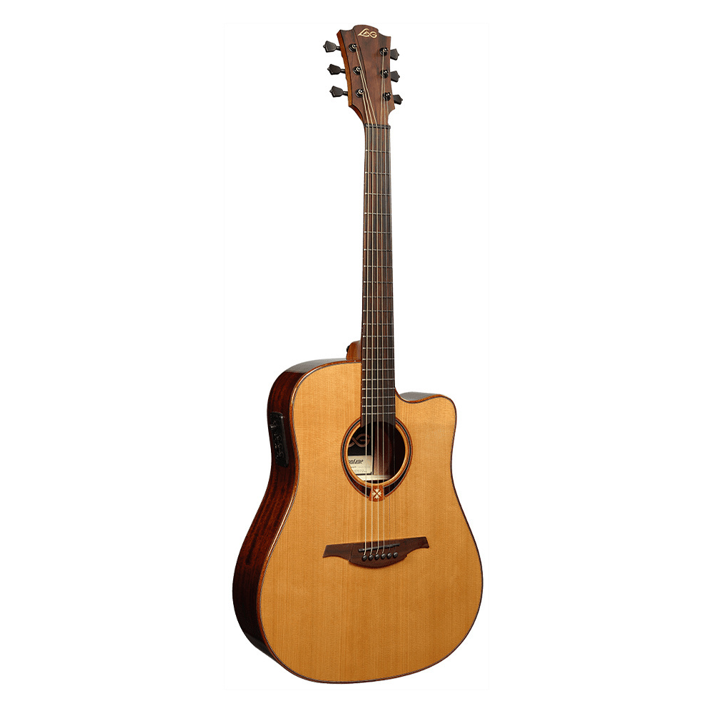 LAG GLA T118DCE – Tramontane Dreadnought Cutaway Elektro Akustik Gitar