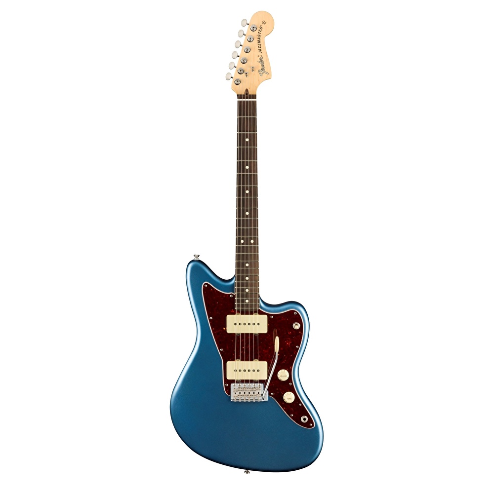 Fender American Performer Jazzmaster Gülağacı Klavye Satin Lake Placid Blue Elektro Gitar