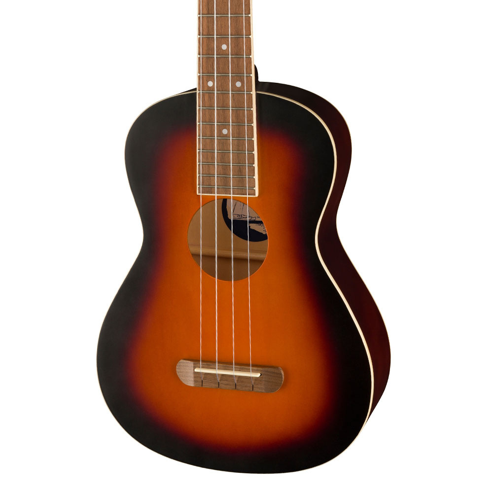 Fender Avalon Ceviz Klavye Sunburst Tenor Ukulele