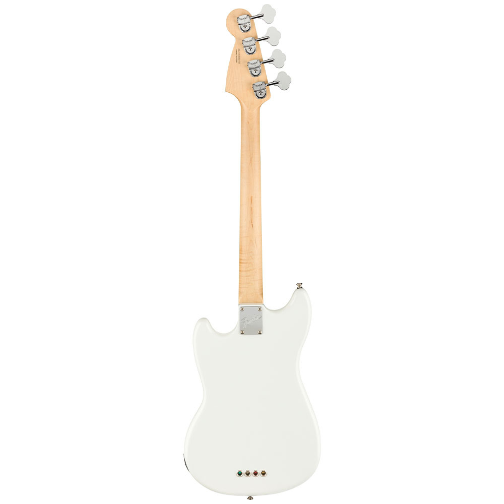 Fender American Performer Mustang Bass Gülağacı Klavye Arctic White Bas Gitar