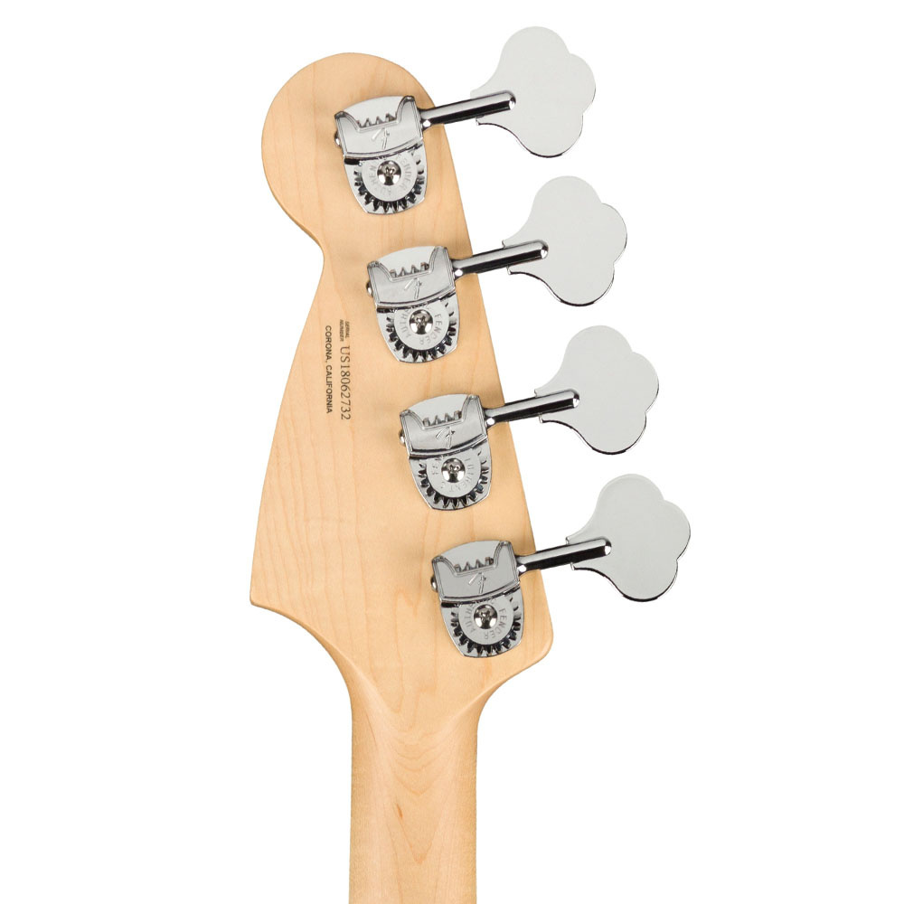 Fender American Performer Mustang Bass Gülağacı Klavye Arctic White Bas Gitar