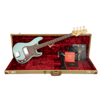 Fender Custom Shop 1963 Precision Bass Journeyman Relic Aged Daphne Blue Bas Gitar