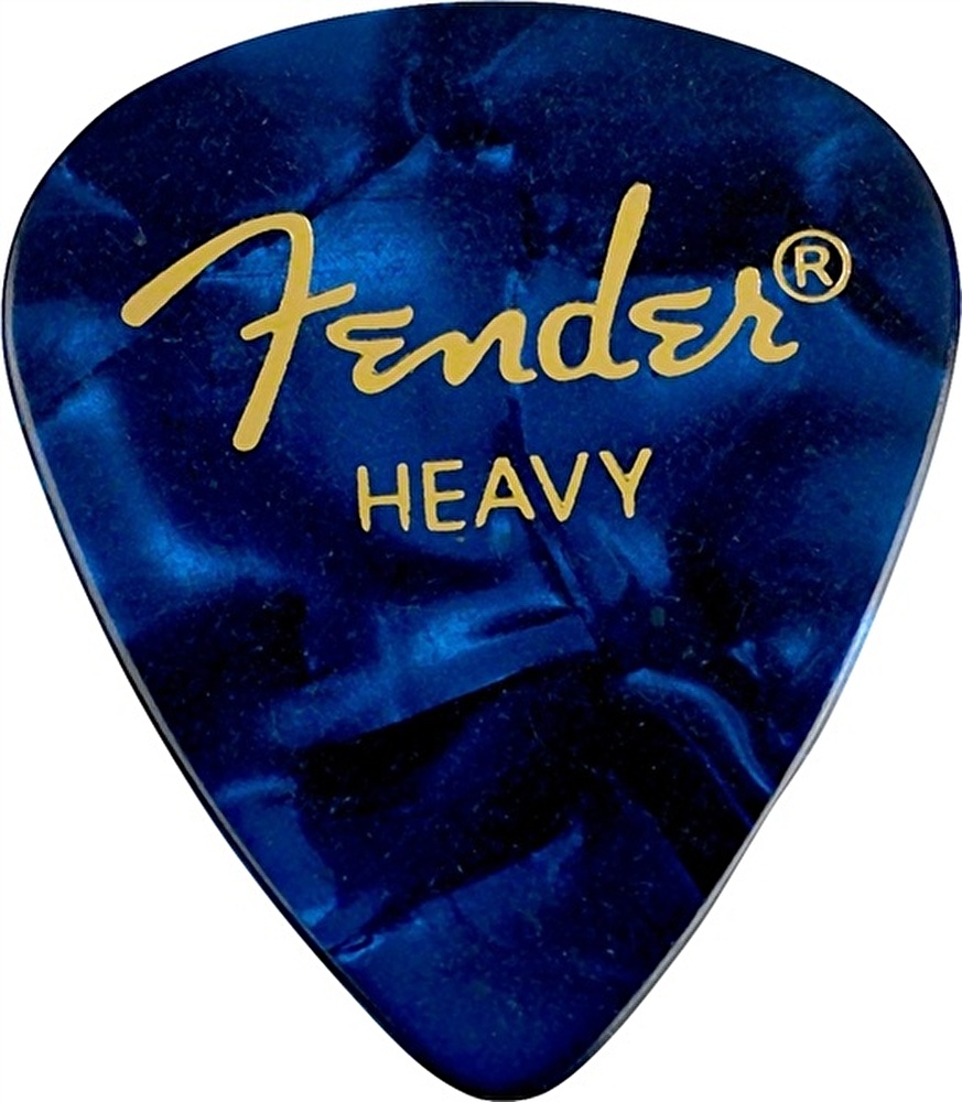 Fender 351 Shape Premium Picks Heavy 12’li paket Mavi Pena