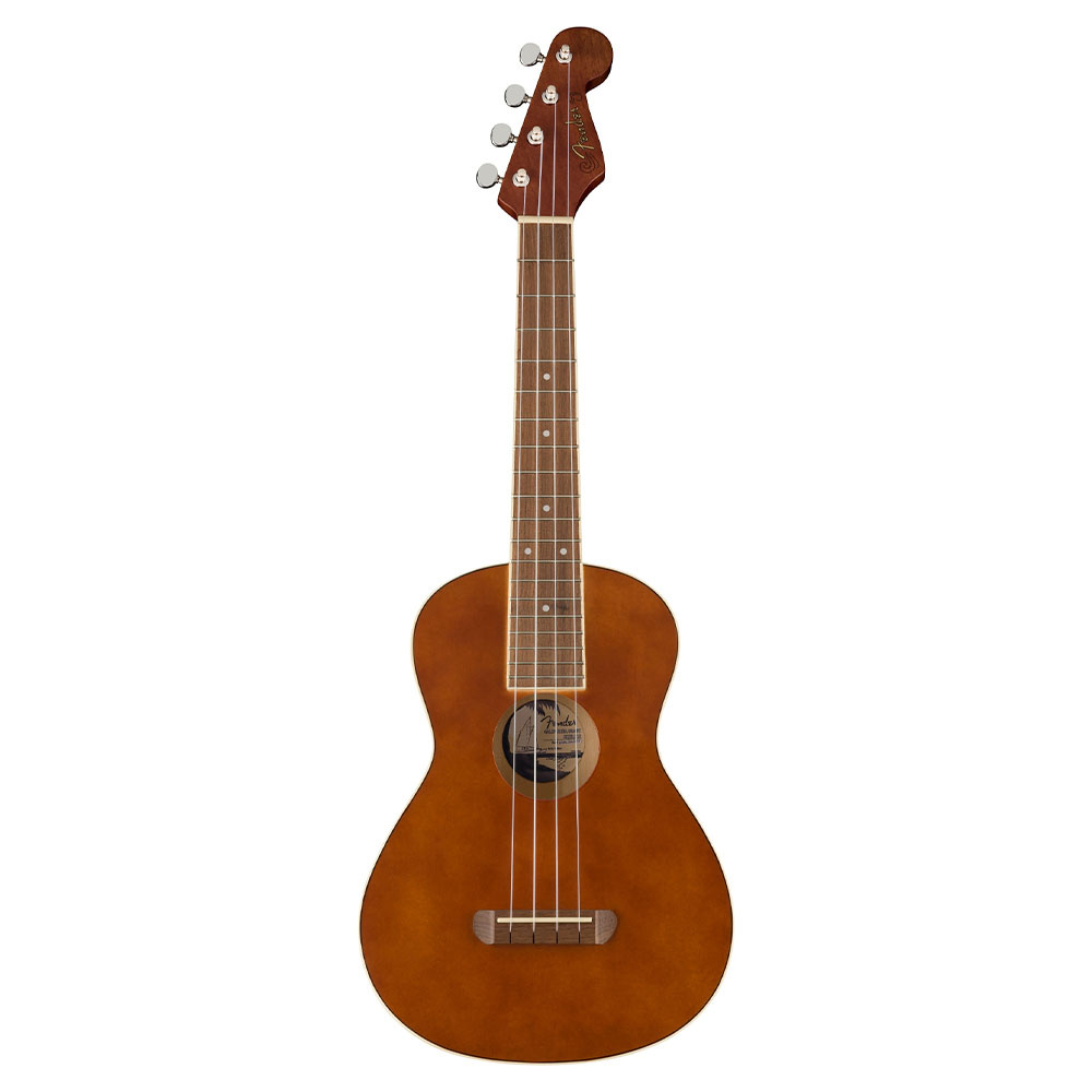 Fender Avalon Ceviz Klavye Natural Tenor Ukulele