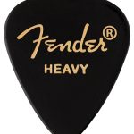 Fender 351 Shape Premium Picks Heavy Siyah (12'li Paket)