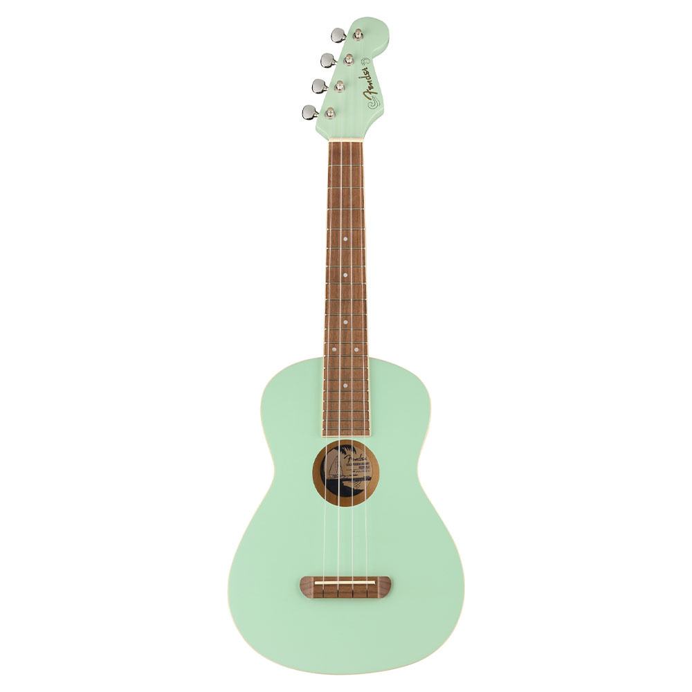 Fender Avalon Ceviz Klavye Surf Green Tenor Ukulele