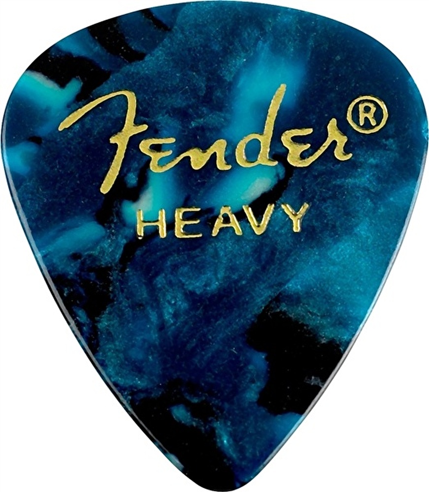 Fender 351 Shape Premium Picks Heavy 12’li Turkuaz Pena