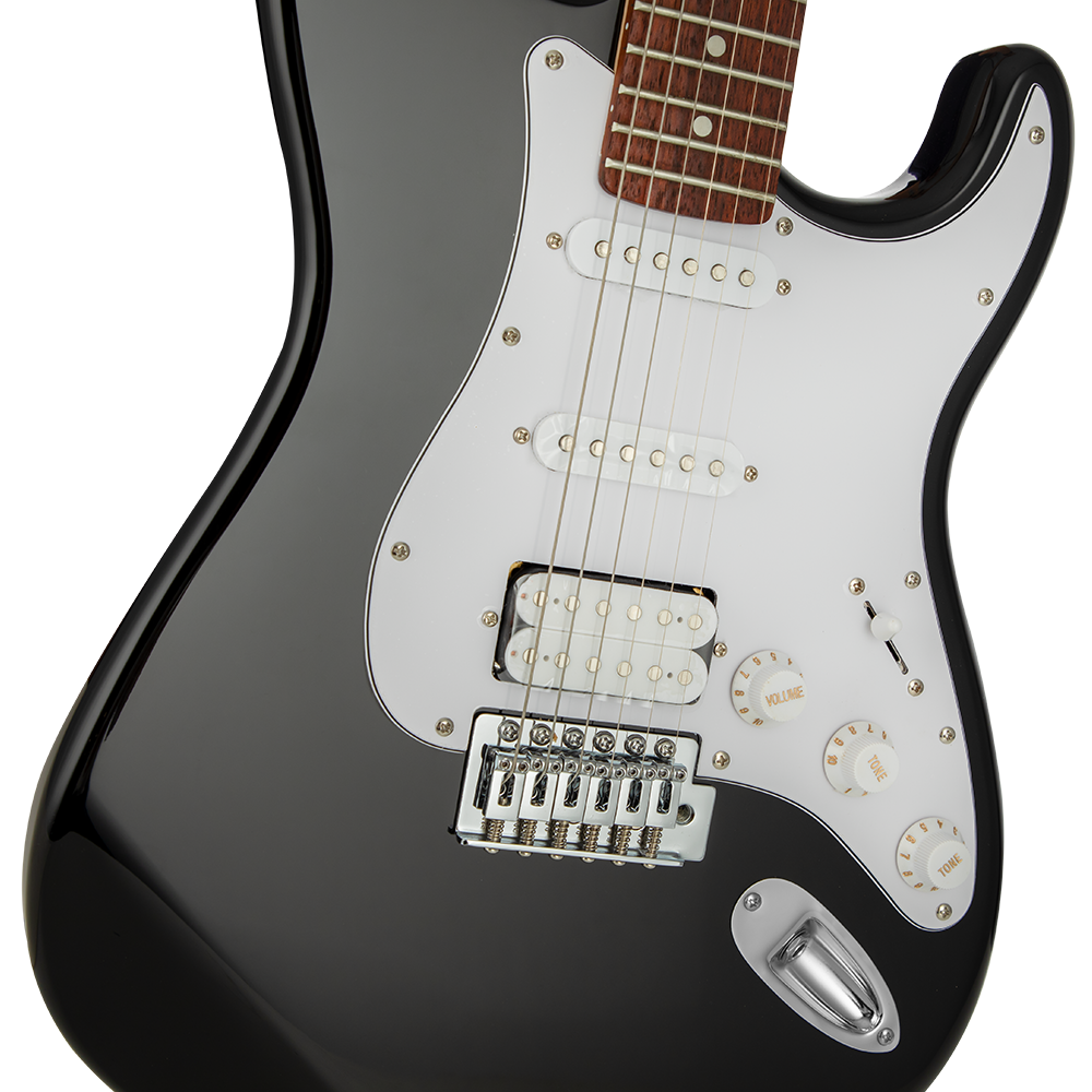 KOZMOS KGP-STG10HSS-BK Siyah Elektro Gitar + Kozmos 10W Amfi Başlangıç Paketi