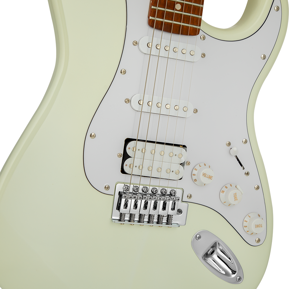 KOZMOS KGP-STG10HSS-OWH Beyaz Elektro Gitar + Kozmos 10W Amfi Başlangıç Paketi