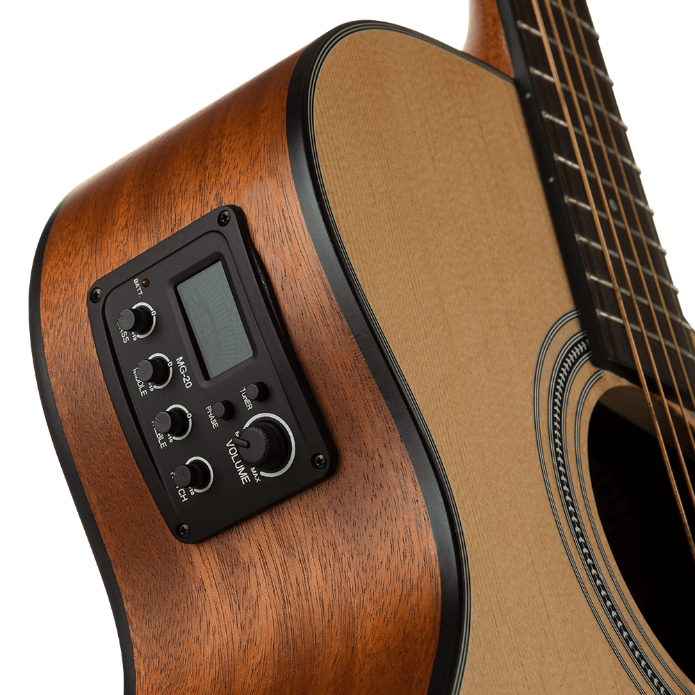 Kozmos KDA-34CE M/NAT Elk.Akustik Gitar