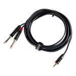 Kozmos KCL-333-3M Stereo 3,5mm - 2 x 6,35mm Mono 3mt Kablo