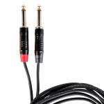 Kozmos KCL-333-3M Stereo 3,5mm - 2 x 6,35mm Mono 3mt Kablo
