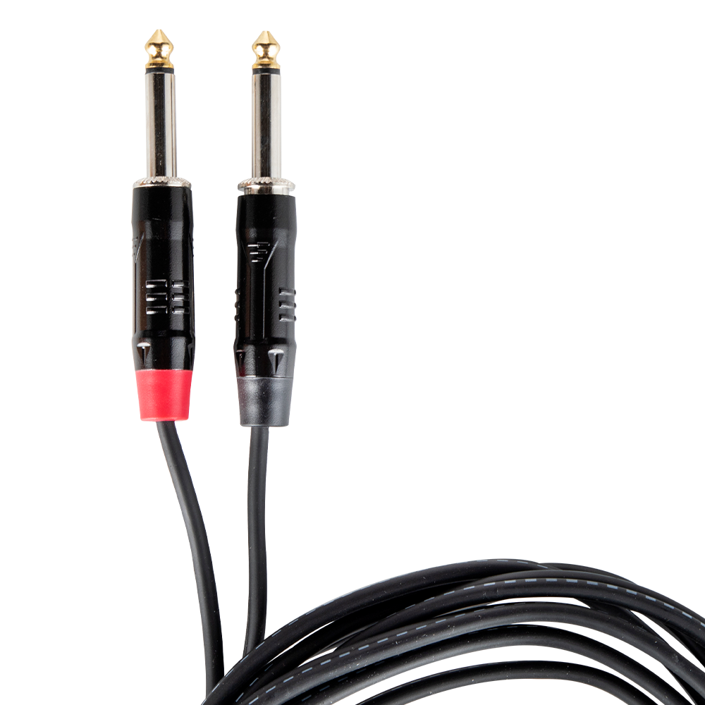 Kozmos KCL-333-3M Stereo 3,5mm - 2 x 6,35mm Mono 3mt Kablo