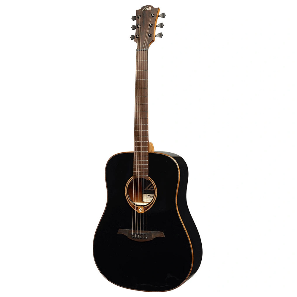 LAG GLA T118D-BLK Dreadnought Black Akustik Gitar