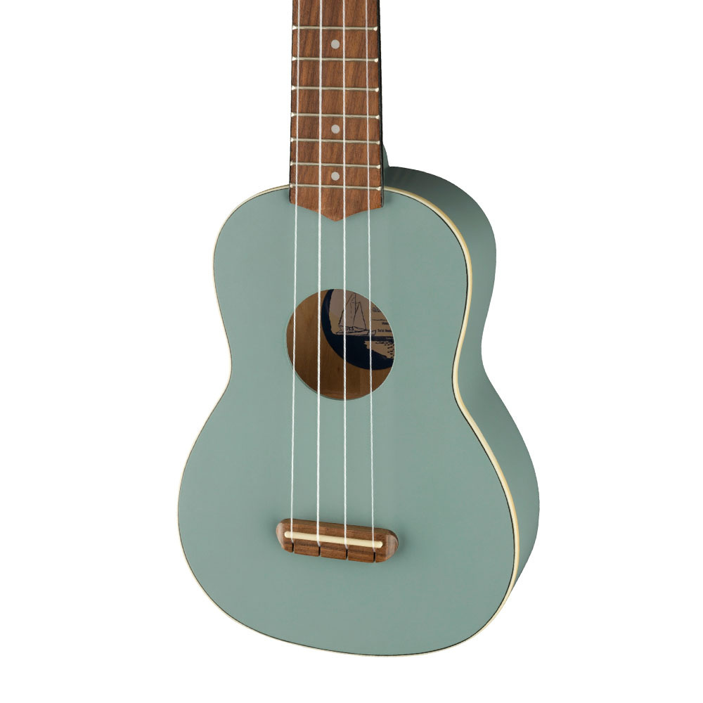 Fender FSR Venice Soprano Ukulele Ceviz Klavye Sonic Gray