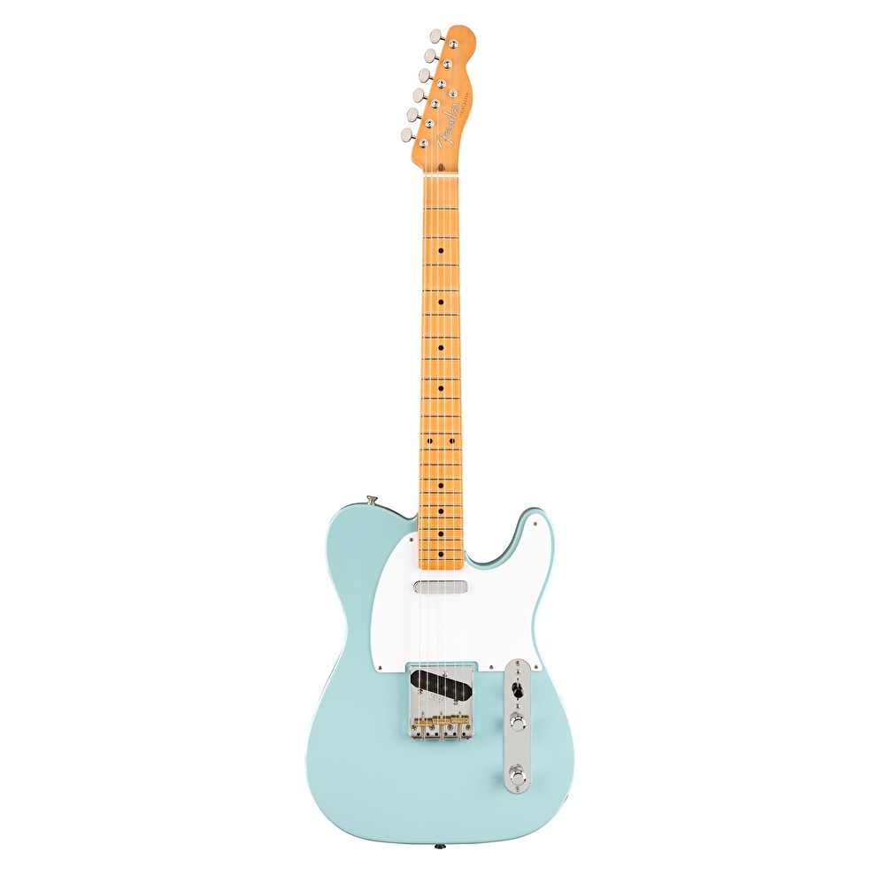 Fender Vintera 50s Telecaster Akçaağaç Klavye Sonic Blue Elektro Gitar