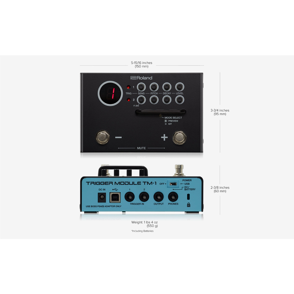 ROLAND TM-1 Davul Trigger Modülü
