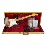 Fender Custom Shop W21 Limited Edition 1957 Stratocaster Journeyman Relic Akçaağaç Klavye Wide Fade Chocolate 2 Tone Sunburst Elektro Gitar