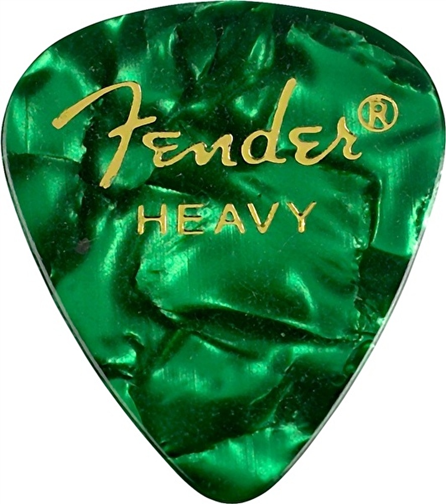 Fender 351 Shape Premium Heavy 12’li Paket Yeşil Pena
