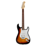 KOZMOS KGP-STG20HSS-3TS Sunburst Elektro Gitar + UNIQUE-MINI-BK 10W Amfi Başlangıç Paketi