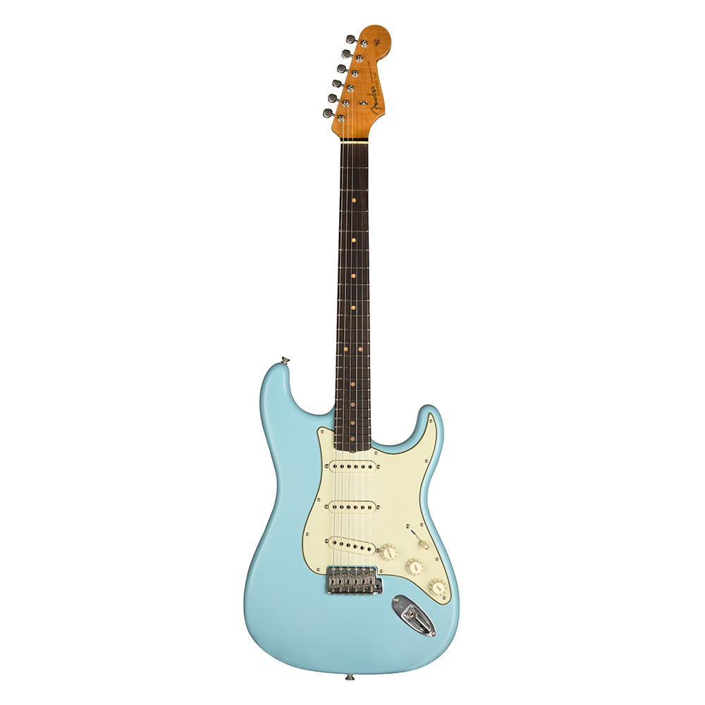 Fender Custom Shop 1959 Stratocaster Gülağacı Klavye NOS Sea Foam Green Elektro Gitar