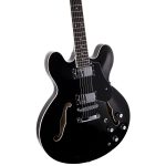 Kozmos KHB-JZ1000-BK Hollow Body Siyah Elektro Gitar