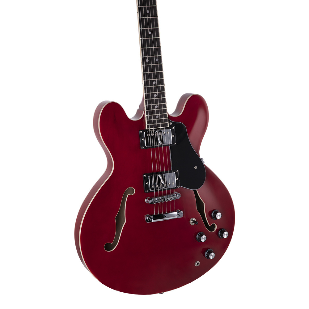 Kozmos KHB-JZ1000-CH Hollow Body Kırmızı Elektro Gitar