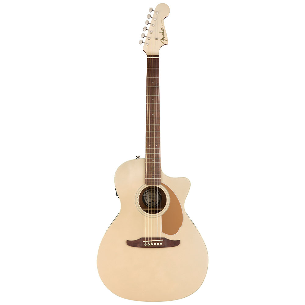 Fender Newporter Player Ceviz Klavye Champagne Elektro Akustik Gitar