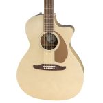 Fender Newporter Player Ceviz Klavye Champagne Elektro Akustik Gitar