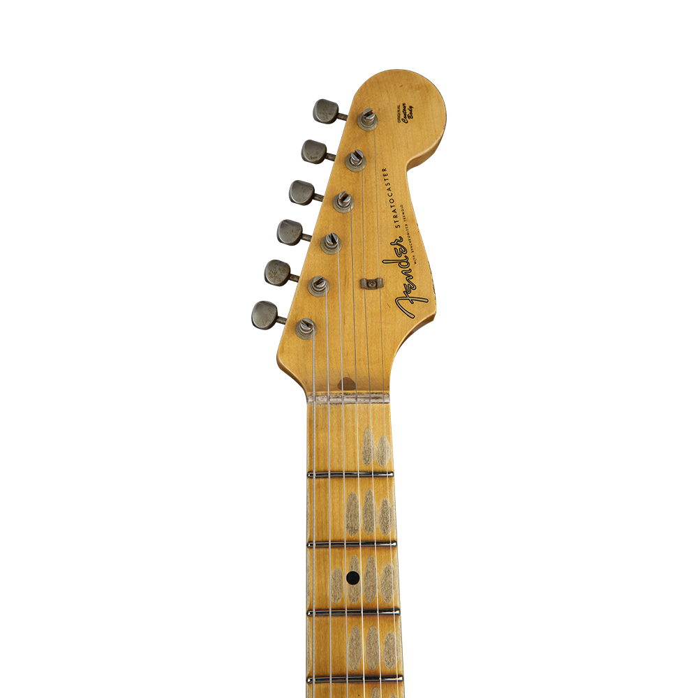 Fender Custom Shop S21 Limited Edition 1957 Stratocaster Relic Akçaağaç Klavye Aged Candy Apple Red Elektro Gitar