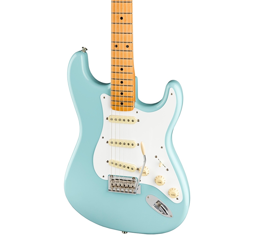 Fender VINTERA 50S Stratocaster Modified Akçaağaç Klavye Daphne Blue Elektro Gitar