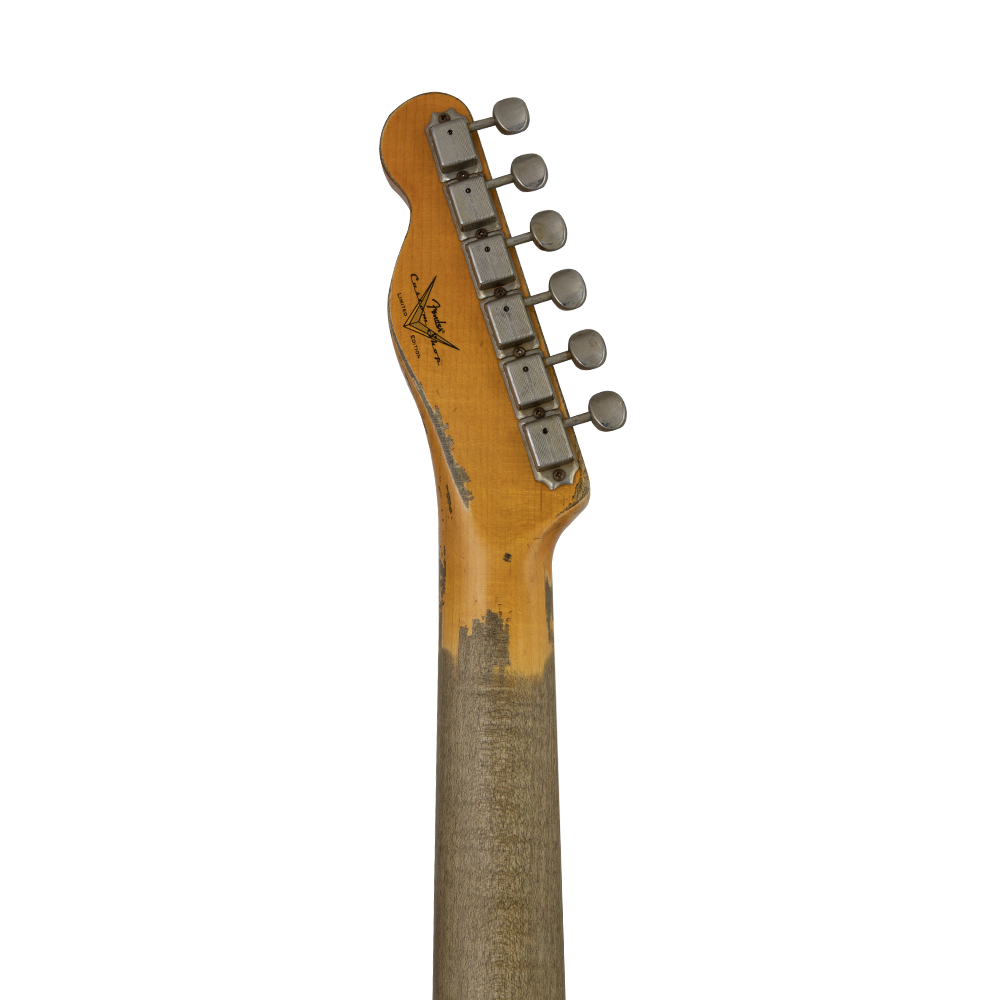 Fender Custom Shop S20 Limited Edition 1959 Telecaster Custom Super Heay Relic Aged Black over 3 Colour Sunburst Elektro Gitar