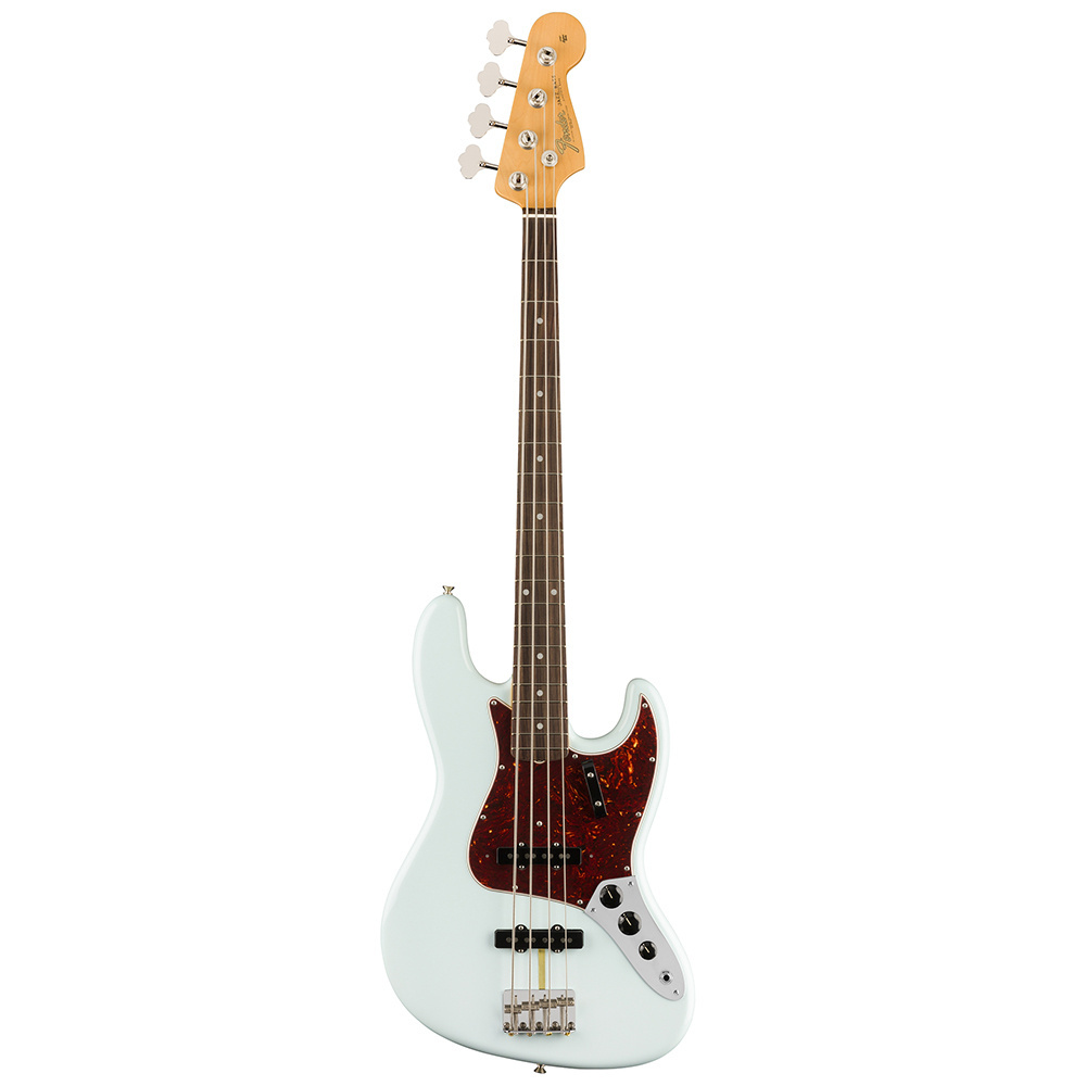 Fender American Original 60s Jazz Bass Gülağacı Klavye Sonic Blue Bas Gitar