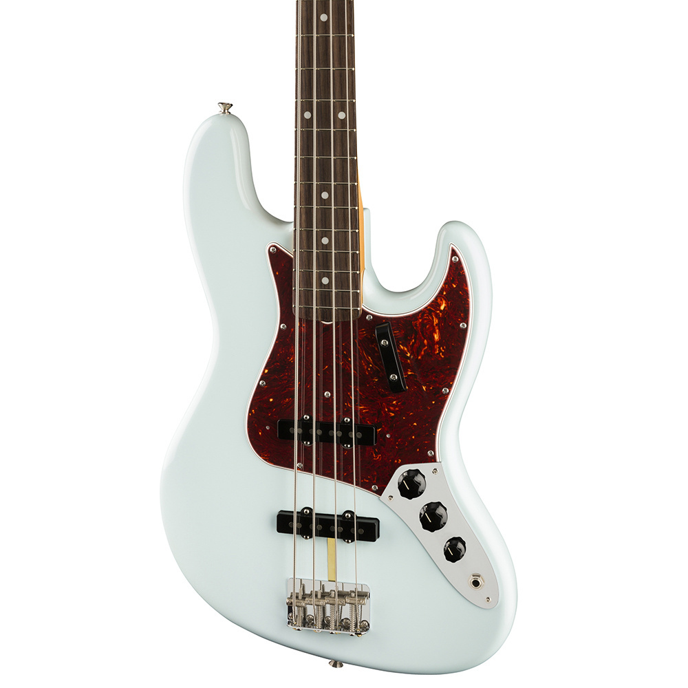 Fender American Original 60s Jazz Bass Gülağacı Klavye Sonic Blue Bas Gitar