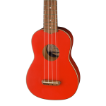 Fender FSR Venice Soprano Ukulele Ceviz Klavye Fiesta Red