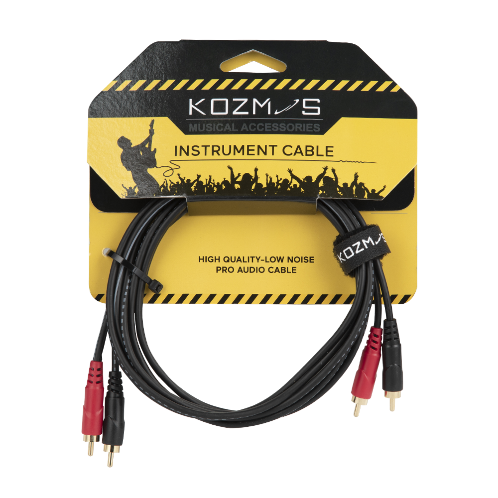 Kozmos KCL-244-2M 2 x RCA (E) – 2 x RCA (E) / 2M Kablo