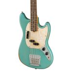 Fender Justin Mendal-Johnsen Road Worn Mustang Gülağacı Klavye Faded Daphne Blue Bass Gitar