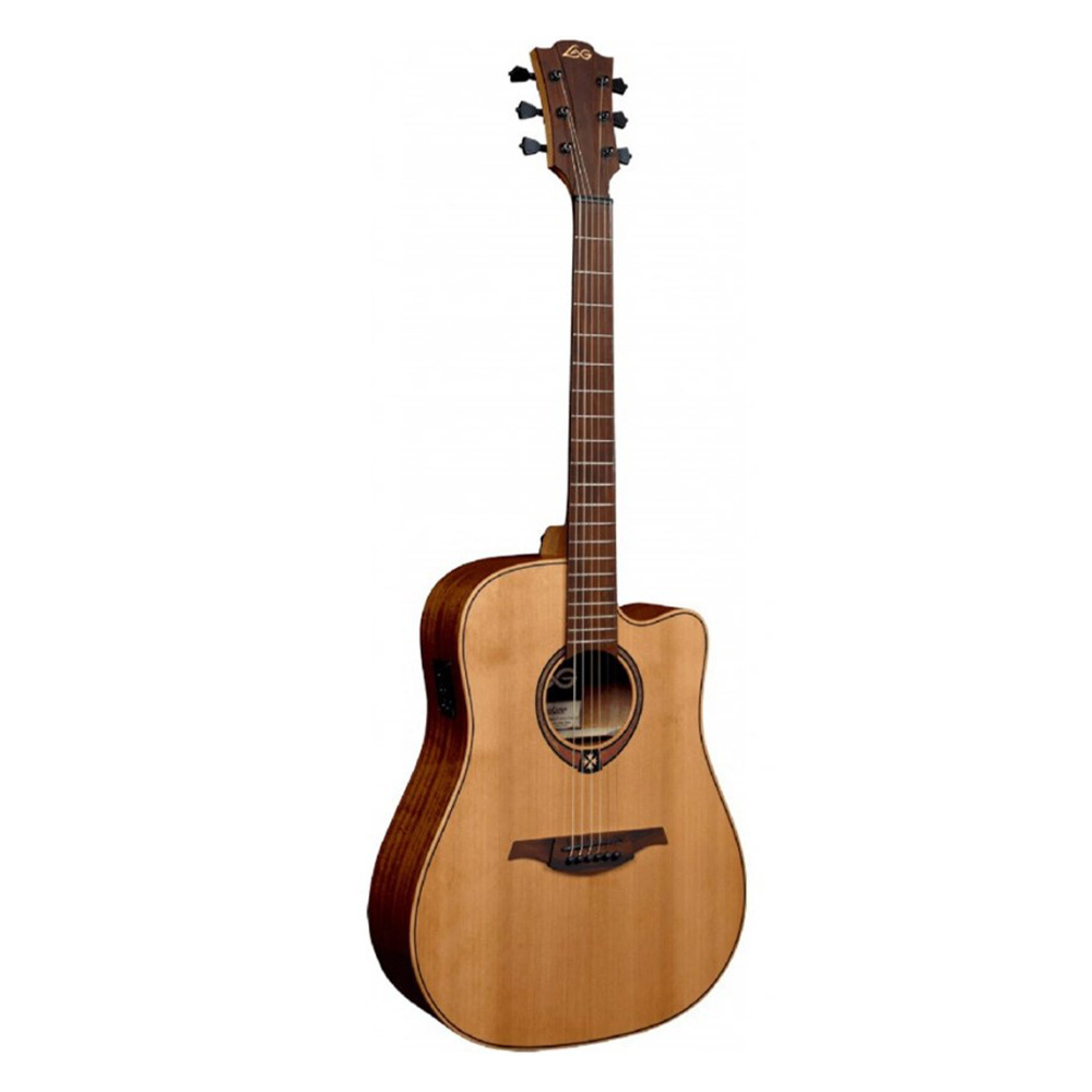 LAG GLA T170DCE Dreadnought Elektro Akustik Gitar