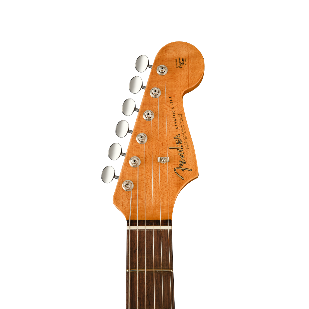Fender Custom Shop Limited 1964 Stratocaster Journeyman Relic Gülağacı Klavye Faded Aged Sonic Blue Elektro Gitar