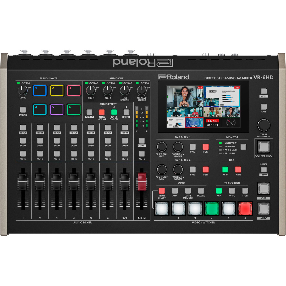 ROLAND VR-6HD AV Ses ve Görüntü Mixeri