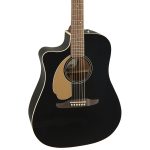 Fender Redondo Player Left Handed Ceviz Klavye Jetty Black Solak Elektro Akustik Gitar