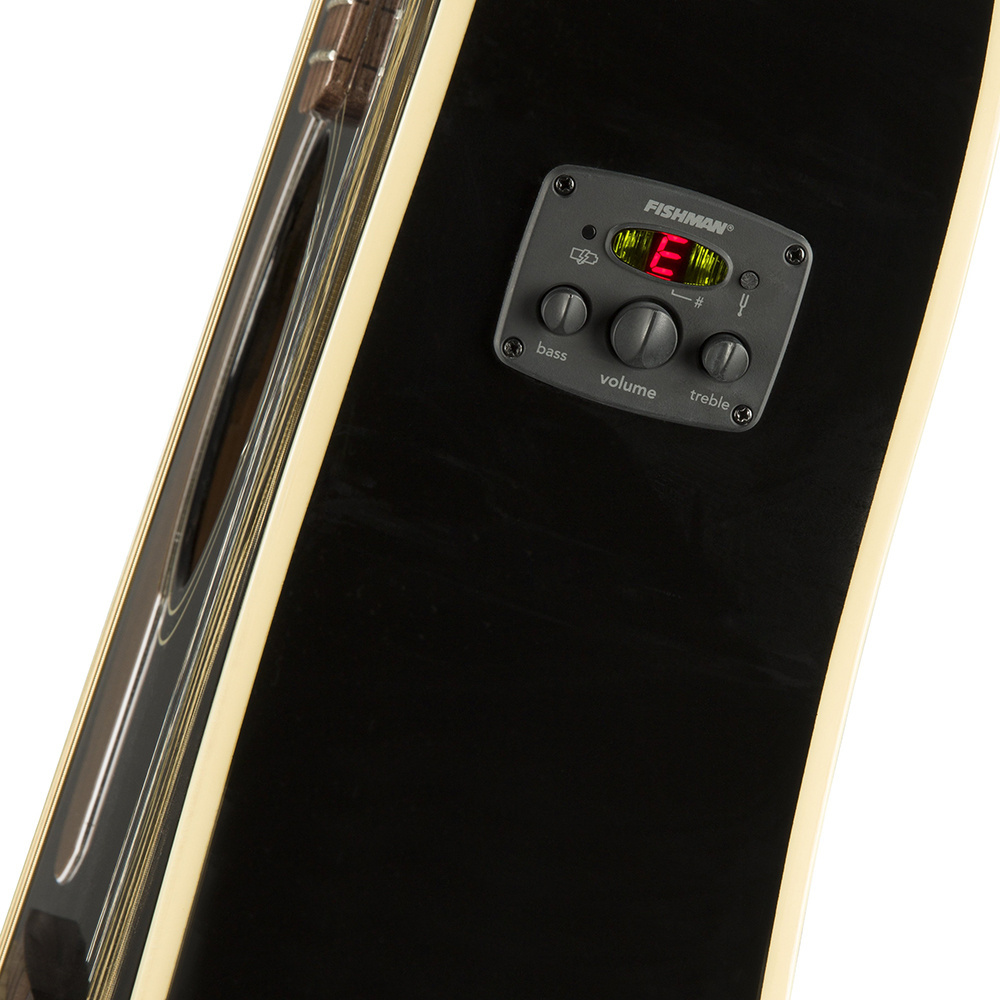 Fender Redondo Player Left Handed Ceviz Klavye Jetty Black Solak Elektro Akustik Gitar