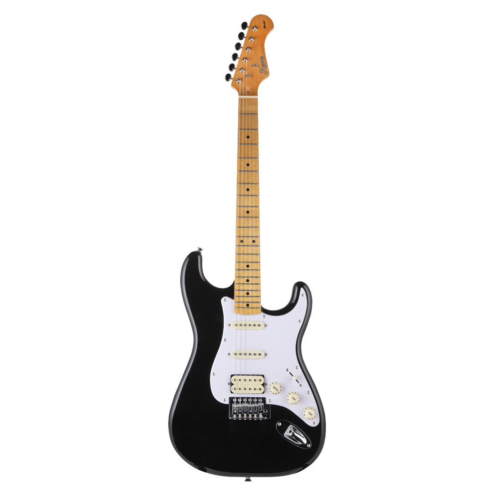 Kozmos KST-57HSS-GMN-BK 57 HSS Akçaağaç Klavye Siyah Elektro Gitar