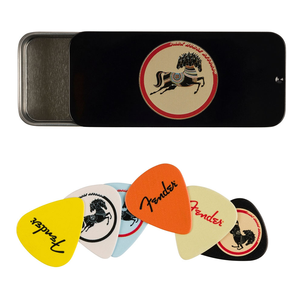 Fender George Harrison Dark Horse Pick Tin Med (6)