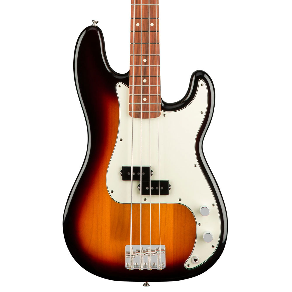 Fender Player Precision Bass Pau Ferro Klavye 3 Tone Sunburst Bas Gitar