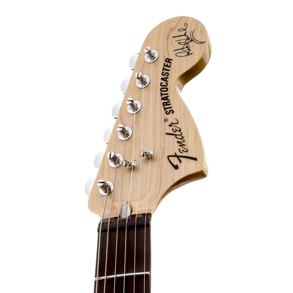 Fender Ritchie Blackmore Stratocaster Scalloped Gülağacı Klavye Olympic White Elektro Gitar