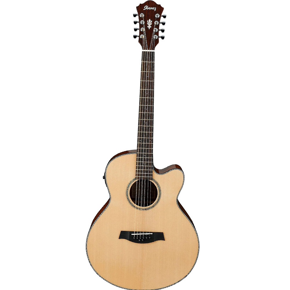 IBANEZ AEL108MD-NT AEL Serisi Natural (Doubled Octave G&D) 8 Telli Elektro Akustik Gitar