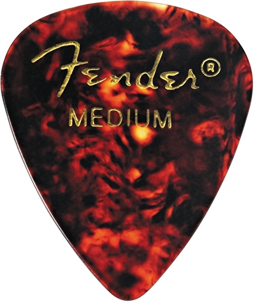 Fender 351 Shape Premium Picks Extra Heavy Tortoise Shell (12’li Paket)